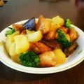 きむま's cooksnap of when they made ♪鶏肉となすとじゃがいもの甘味噌炒め♪.