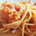 ぽちょちゃん719's cooksnap of when they made ツナとトマトのパスタ.