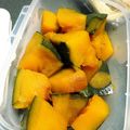 oorirs's cooksnap of when they made かぼちゃ煮物 超簡単ほっくほく♡お弁当に.