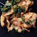 さらんだー's cooksnap of when they made おつまみ鉄板☆鳥皮のパリパリ焼き.