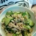 ゆーゆう's cooksnap of when they made 夏にピッタリ♪ツナと胡瓜のごま和え.