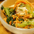 モーリーママ's cooksnap of when they made 小松菜と人参の薬味ごま和え.