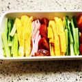 Lalala：）'s cooksnap of when they made 紀文の糖質ゼロ麺で冷やし中華.