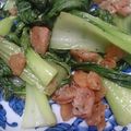 dai3gen's cooksnap of when they made 材料２つだけ！油かすとチンゲン菜の炒め物.
