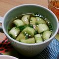 クックKAORU☆'s cooksnap of when they made シンプル☆簡単★茄子の冷たいスープ★.