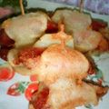 watyami's cooksnap of when they made お弁当のおかず♪くるくるポテトウインナー.