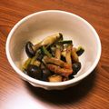 HappyChamy's cooksnap of when they made 鶏皮としめじでおつまみ.