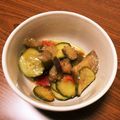 HappyChamy's cooksnap of when they made 茄子トマトキュウリの夏野菜マリネ.