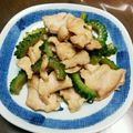 ねばねば星人's cooksnap of when they made ゴーヤと鶏胸肉の照り焼き.