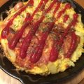 ☆ぽこぽん0902☆'s cooksnap of when they made スキレットで熱々♪スパニッシュオムレツ.