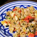 アズキナ's cooksnap of when they made 和風鮭炒飯.