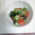 らむねだま's cooksnap of when they made トマトとオクラの和え物.