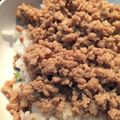 クックPCKCO5☆'s cooksnap of when they made 鶏そぼろ丼の具.