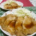 赤い電話's cooksnap of when they made ﾎﾟｲﾝﾄ3つ美味しい豚肉しょうが焼き♪.