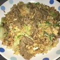 Buちょこも's cooksnap of when they made チューボーですよ! 牛肉レタス炒飯.