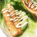 YUKIKI☆'s cooksnap of when they made パン耳マヨハムレタス♪簡単サクサクロール.