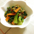 nasubeam's cooksnap of when they made 簡単お弁当！青梗菜とにんじんのおひたし.