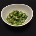 マキノスケ's cooksnap of when they made オクラと薬味のわさび和え.