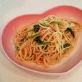 miirr's cooksnap of when they made ピリ辛！明太子ペペロンチーノ！.