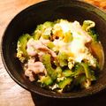 kaokaofood's cooksnap of when they made ゴーヤの親子.