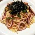 kumanoko1's cooksnap of when they made ☆イカとたらこのスパゲッティーニ☆.