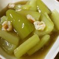 低カロ探検隊's cooksnap of when they made お化けキュウリの冬瓜風煮物♫.