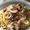 しろくま♡うりぼう's cooksnap of when they made ツナとしめじの和風パスタ.
