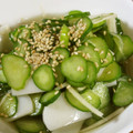 低カロ探検隊's cooksnap of when they made 胡瓜と蒲鉾の酢の物.