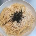 ☆★あーこ★☆'s cooksnap of when they made 優しい味！牛乳とたらこのスープスパ.