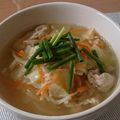 はちみつ223's cooksnap of when they made 夏バテ解消！野菜たっぷり素麺ちゃんぽん.
