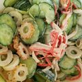 oto♡hime's cooksnap of when they made ちくわとキュウリのマヨサラダ.
