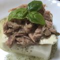 yurippii's cooksnap of when they made レモンバジル風味~ツナのせ冷や奴.