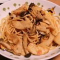 ひろにゃーん's cooksnap of when they made 明太子ときのこのスパゲッティ.