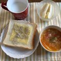 yesmama's cooksnap of when they made 朝食にピッタリ～♪！シラスチーズトースト.