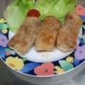 ももも02's cooksnap of when they made 高野豆腐の豚バラ巻☆生姜焼き☆.