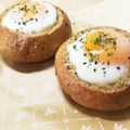 moncici's cooksnap of when they made 半熟卵パンカップ＊ツナ＆トマトウインナー.