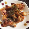 mihonakari's cooksnap of when they made ☆ハマるよ！タコのマヨケチャ炒め☆.