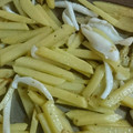 かめのたろう's cooksnap of when they made イカとジャガイモのにんにく塩炒め.