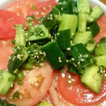 かめのたろう's cooksnap of when they made トマトときゅうりのさっぱり夏サラダ.