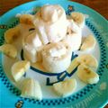 まみゅ～'s cooksnap of when they made 簡単！食パンで☆１歳の誕生日ロールケーキ.