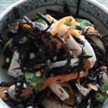 ルルピン's cooksnap of when they made 和え物◎オクラとひじきのごまポン酢和え.