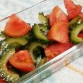 わしんどん's cooksnap of when they made ゴーヤとトマトのサラダ.