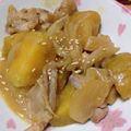dream9618's cooksnap of when they made 鶏肉とさつまいもの味噌マヨ炒め.