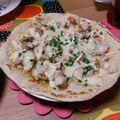 クックKAORU☆'s cooksnap of when they made ボリューム満点♡照り焼きチキンピザ.