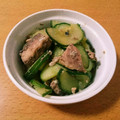 てこてこ☀'s cooksnap of when they made 簡単☆ｽﾞｯｷｰﾆ＆ｻﾊﾞ缶のぽん酢炒め.