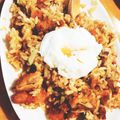 pumi▽'s cooksnap of when they made 冷めたカツ☆リメイク☆カツカレー炒飯.