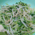 pearlpink's cooksnap of when they made もやしと豆苗のはちみつマヨサラダ♪.