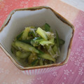 sakura99's cooksnap of when they made 疲労回復☆きゅうりととろろ昆布の酢の物.