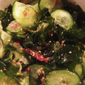 A♥J's cooksnap of when they made 超簡単！きゅうりとわかめの梅の酢の物.