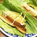 YUKIKI☆'s cooksnap of when they made パン耳マヨハムレタス♪簡単サクサクロール.